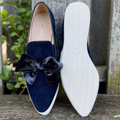 New Tux Sneaker - All Black - Navy